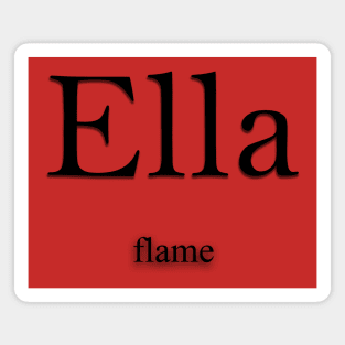 Ella Name meaning Magnet